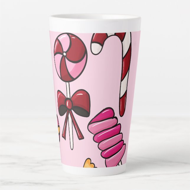 Taza De Café Latte Cute Candy (Anverso)