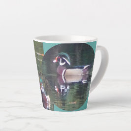 Taza De Café Latte Cute Carolina Duck Design Latte Mug