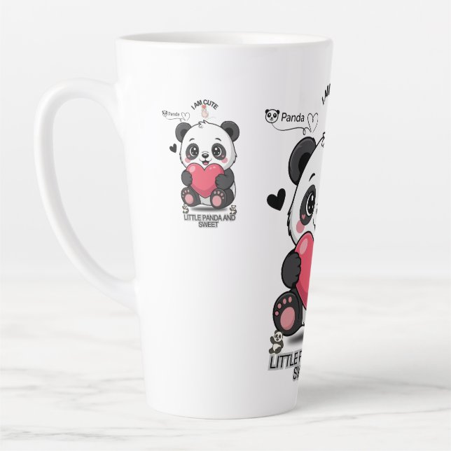 Taza De Café Latte Cute Cat Mug | Adorable Kitty Cup for Cat  (Izquierda)