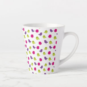 Taza De Café Latte Cute colorful