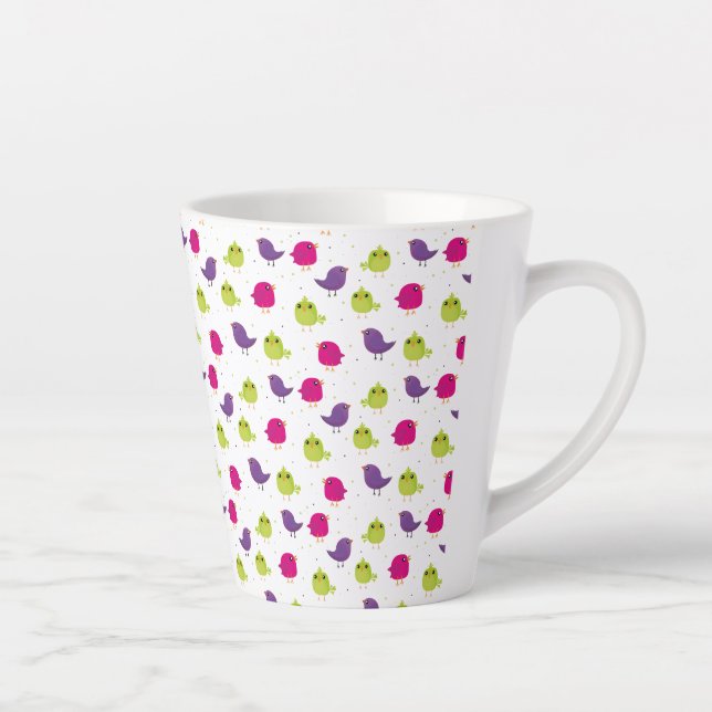 Taza De Café Latte Cute colorful  (Derecha)