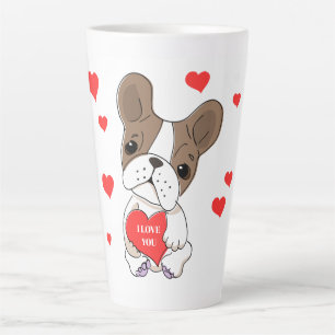 Taza De Café Latte Cute Dog Latte Mug
