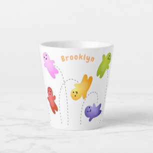 Taza De Café Latte Cute jelly bebés dulces personalizado