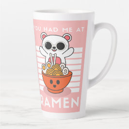 Taza De Café Latte Cute Kawaii Ramen