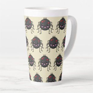 Taza De Café Latte Cute Kawaii Spider