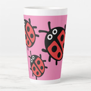 Taza De Café Latte Cute Kids ladybird Family Mug