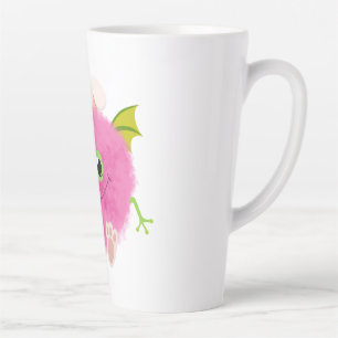 Taza De Café Latte Cute monstruo de conejo esponjoso