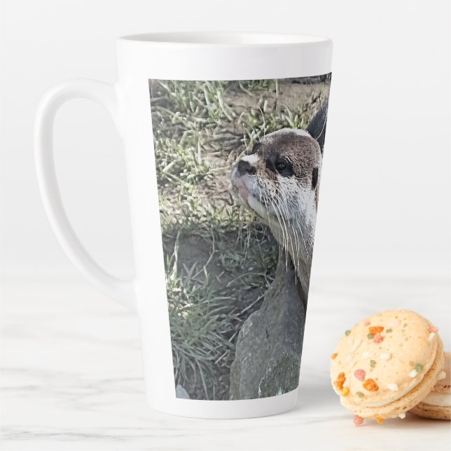 TAZA DE CAFÉ LATTE CUTE OTTER (In situ)