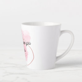 Taza De Café Latte Cute Pink Mug ( Inspirational Mug )