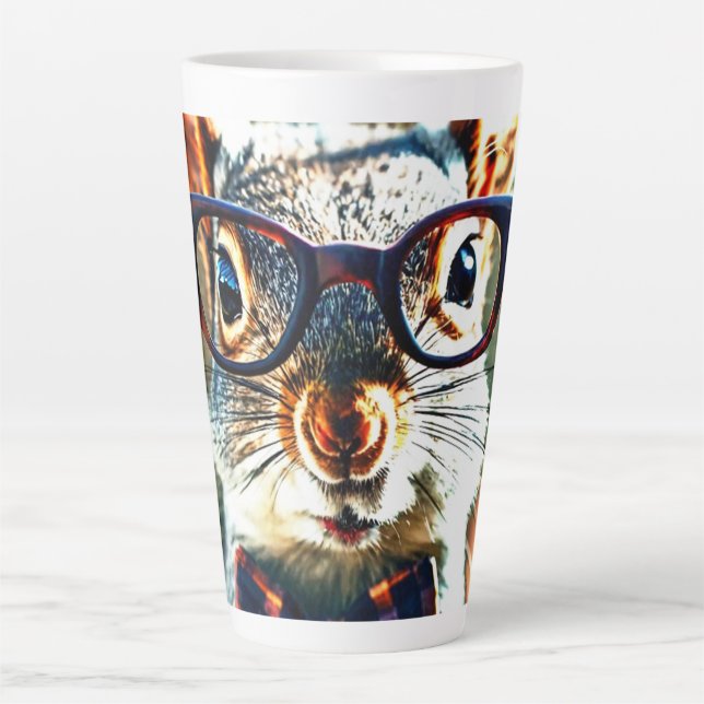 Taza De Café Latte Cute Squirrel (Anverso)