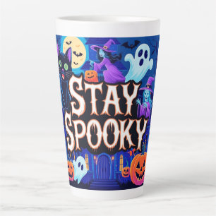 Taza De Café Latte Cute stay spooky halloween