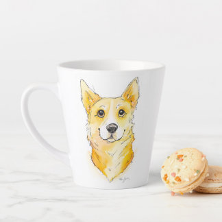Taza De Café Latte Cutie Corgi