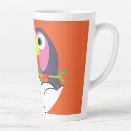 Taza De Café Latte Cuto Toucan | Amar a los turistas | Aves divertida