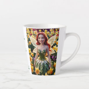 Taza De Café Latte Daffodil Fairy