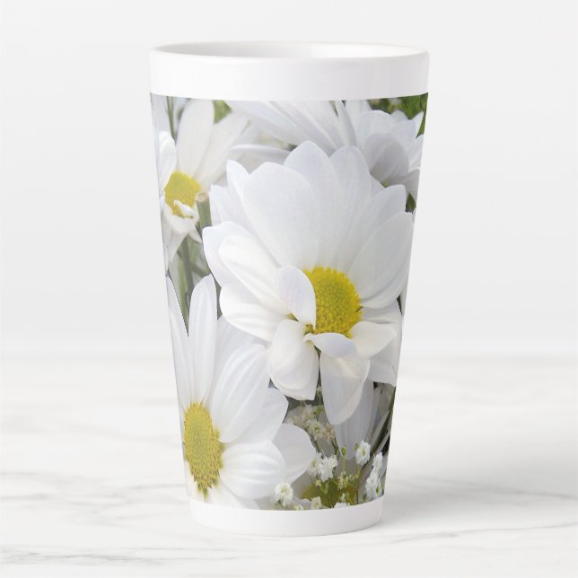 Taza De Café Latte Daisy (Anverso)