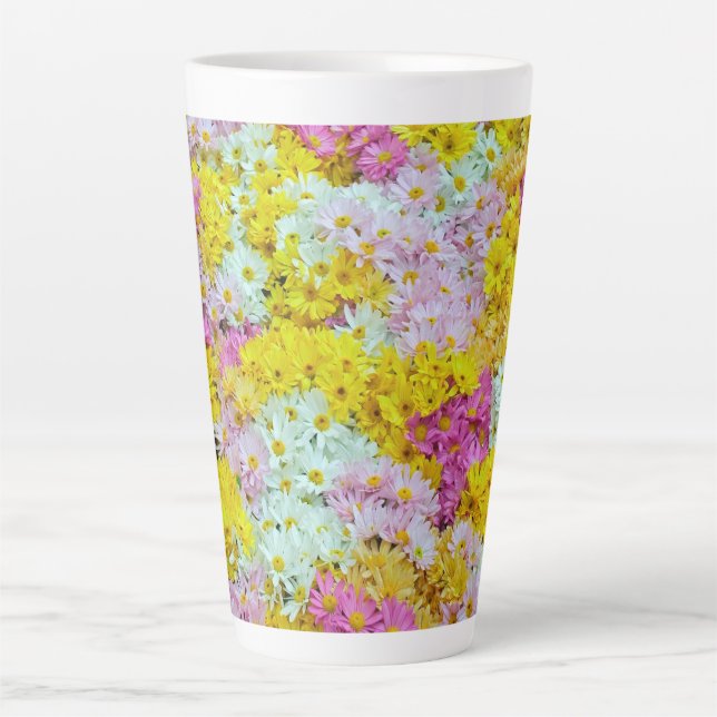 Taza De Café Latte Daisy (Anverso)