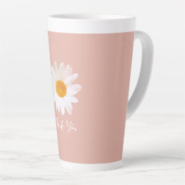 Taza De Café Latte Daisy Flower Mug – Summer Botanical Cozy