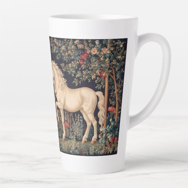 Taza De Café Latte Dame à la Licorne (Derecha)