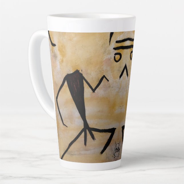 Taza De Café Latte Dancer Latte Mug (Ángulo izquierdo)