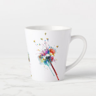 Taza De Café Latte Dandilion Coffee Mug