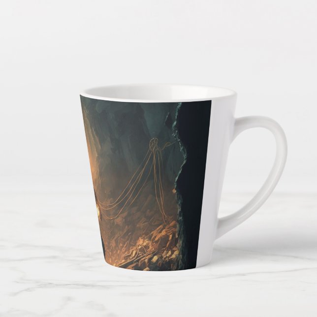 Taza De Café Latte Dangerous Mines (Derecha)
