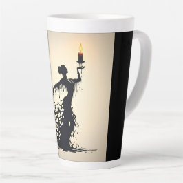 Taza De Café Latte Danzante Flamenco de fusión