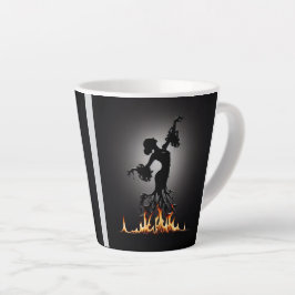 Taza De Café Latte Danzante Flamenco de fusión