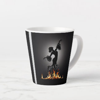 Taza De Café Latte Danzante Flamenco de fusión