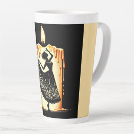 Taza De Café Latte Danzante Flamenco de fusión