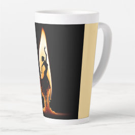 Taza De Café Latte Danzante Flamenco de fusión