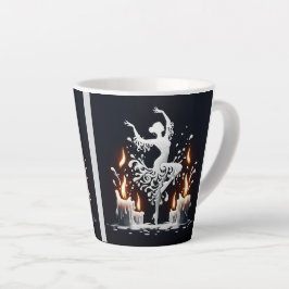 Taza De Café Latte Danzante Flamenco de fusión