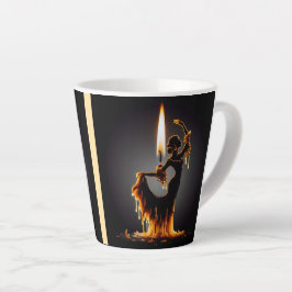 Taza De Café Latte Danzante Flamenco de fusión