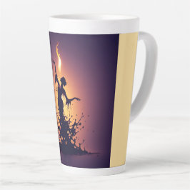 Taza De Café Latte Danzante Flamenco de fusión