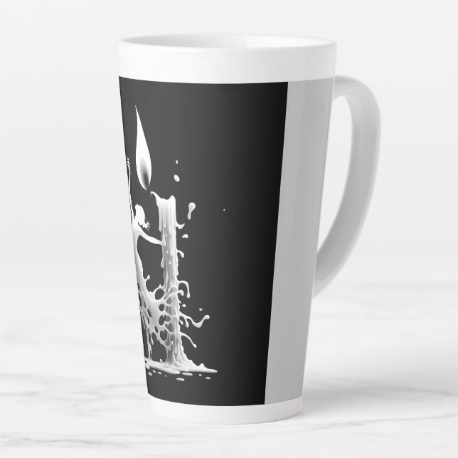 Taza De Café Latte Danzante Flamenco de fusión (Ángulo derecho)