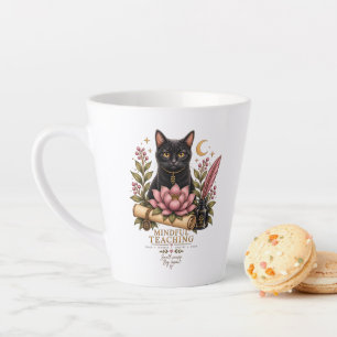 Taza De Café Latte Dark Academia Teacher latte Mug for Her Mindful