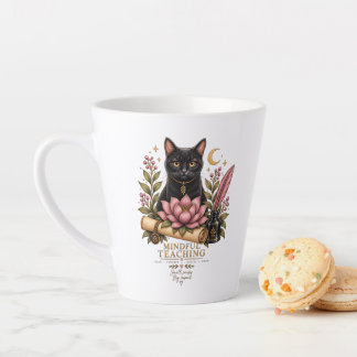 Taza De Café Latte Dark Academia Teacher latte Mug for Her | Mindful
