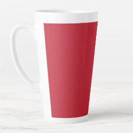 Taza De Café Latte Dark Red Background 