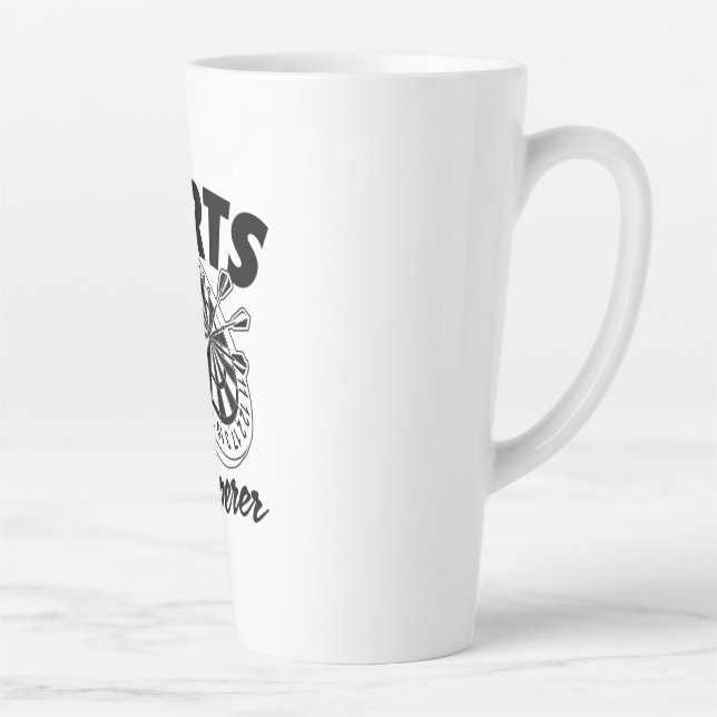 Taza De Café Latte Darts Whisperer (Derecha)
