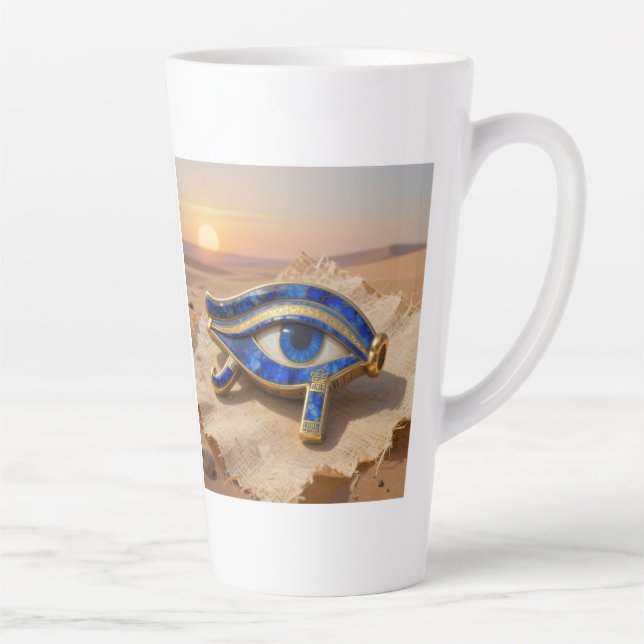 Taza De Café Latte Das Ägyptische Auge´9 (Derecha)
