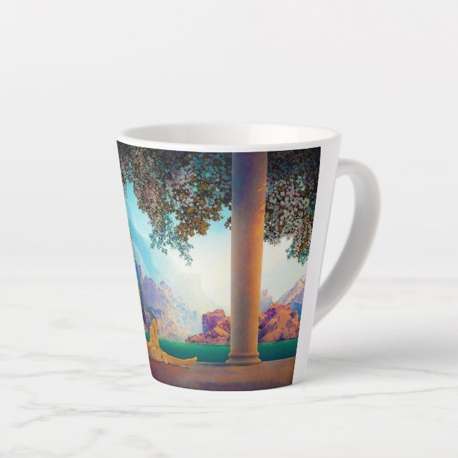 Taza De Café Latte Daybreak, 1922 por Maxfield Parrish (Ángulo derecho)