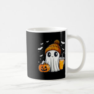 Taza De Café Latte de Halloween Fantasma Especias de Calabaza O