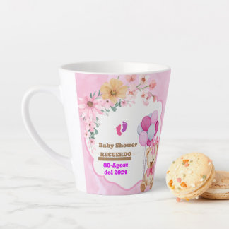 Taza De Café Latte de recuerdo única y personalizada de Baby Shower