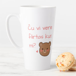 Taza De Café Latte ¿De verdad estás coqueteando conmigo?
