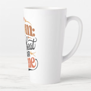 Taza De Café Latte Deber de mamá