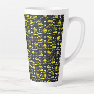 Taza De Café Latte Decoración de camping de caravana
