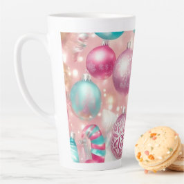 Taza De Café Latte Decoraciones navideñas Pastel Latte Mug