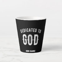 DEDICADO A DIOS PERSONALIZABLE GUAY TEXTO BLANCO