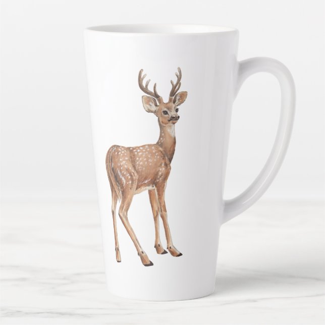 Taza De Café Latte Deer (Derecha)