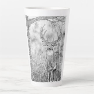 Taza De Café Latte Deer en Woods Latte Mug