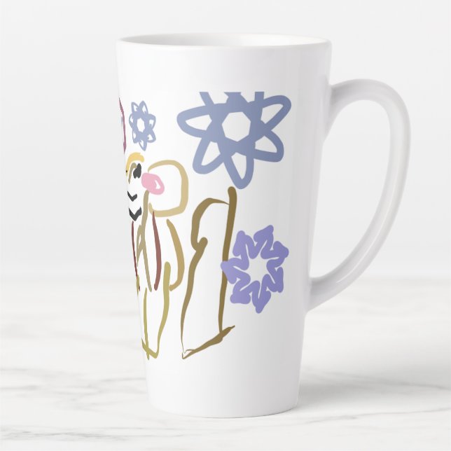 Taza De Café Latte Deer's winter lover  (Derecha)